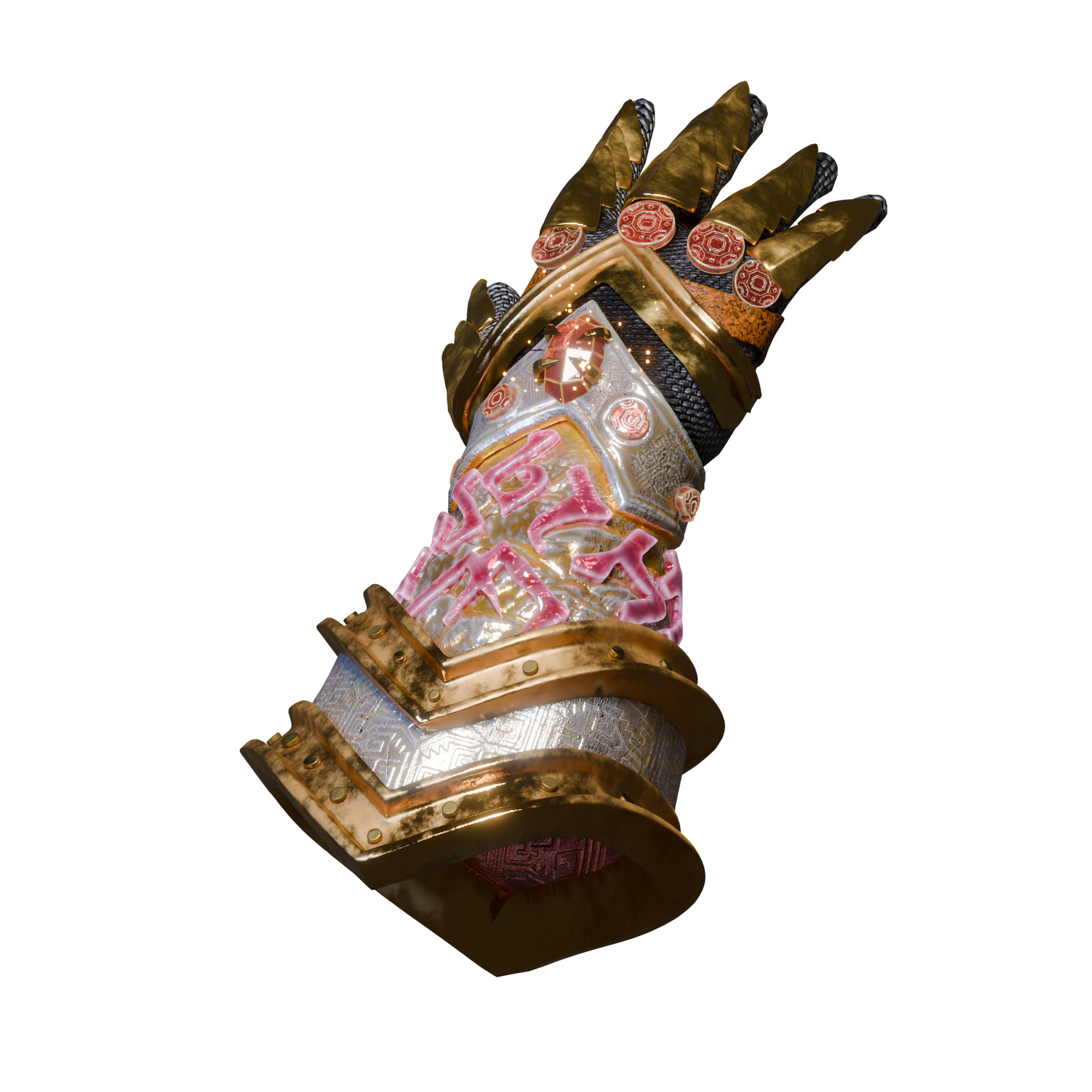 Stylized Fantasy Magic Props Pack  9 Game-Ready Assets Low-poly 3D model_2