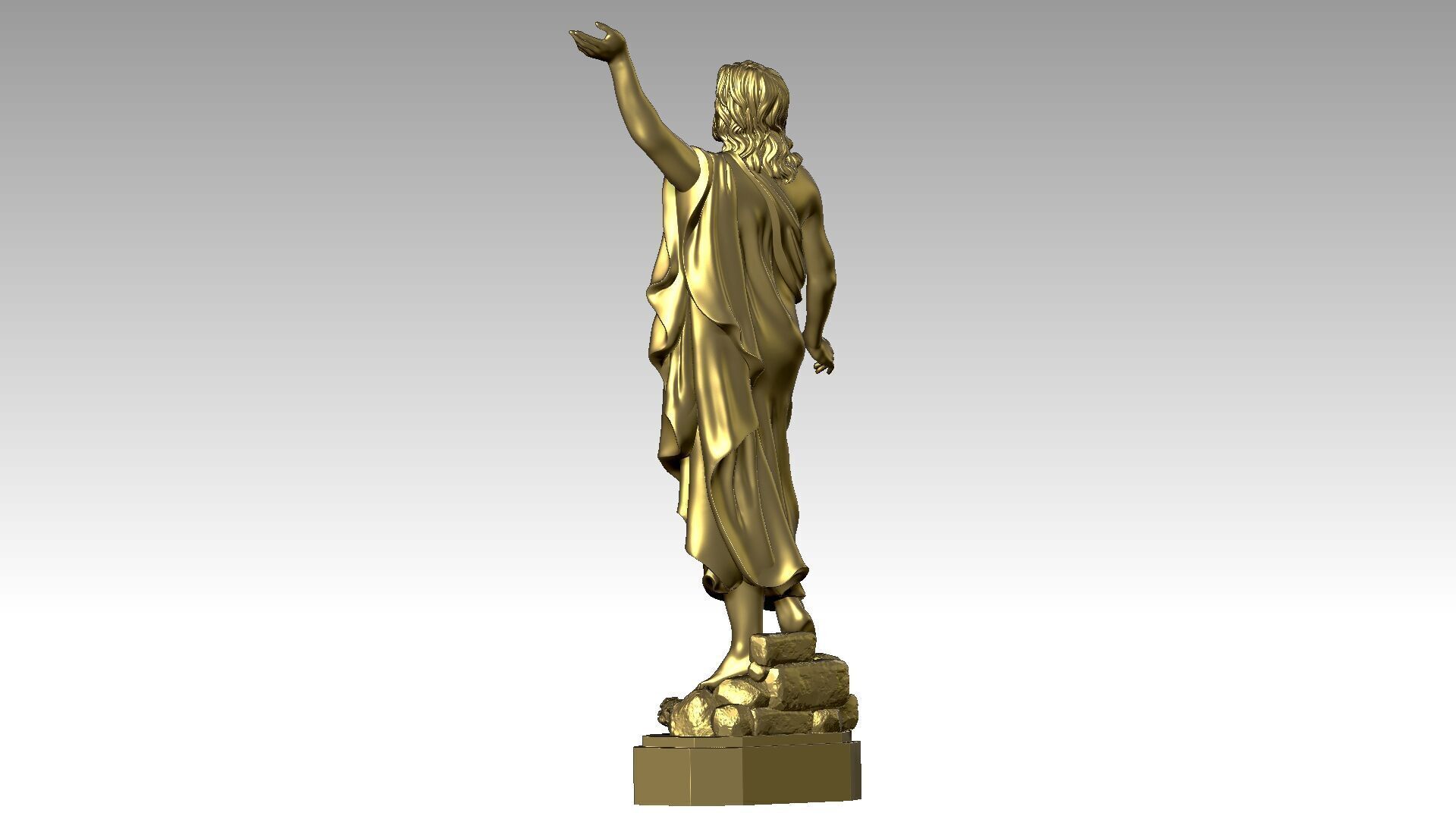 Jesus Christ is Risen  3D print model_3