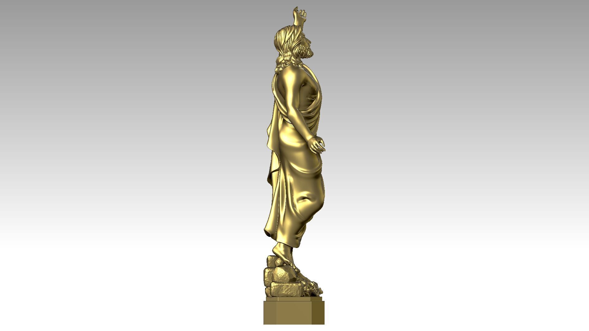 Jesus Christ is Risen  3D print model_6