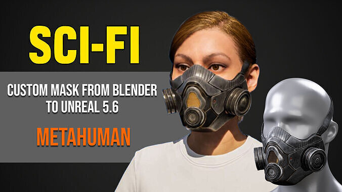 Free Sci-fi Mask Plus Tutorial Free 3D model