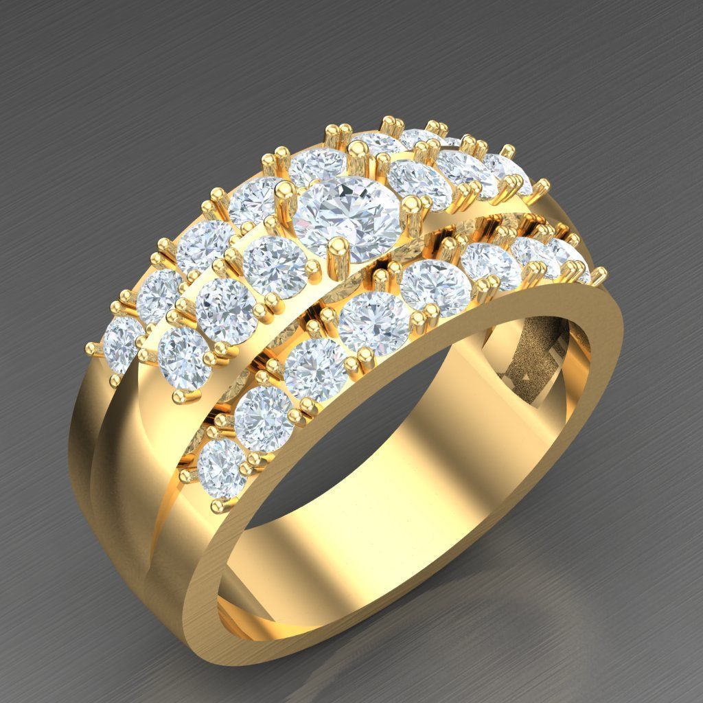 20 Men Ring Bulk Sale Discount For Sale 2MR021-2MR040 3D Model Collection_7