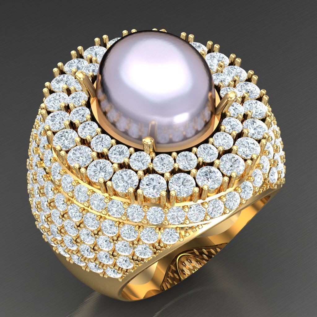 20 Men Ring Bulk Sale Discount For Sale 2MR021-2MR040 3D Model Collection_21