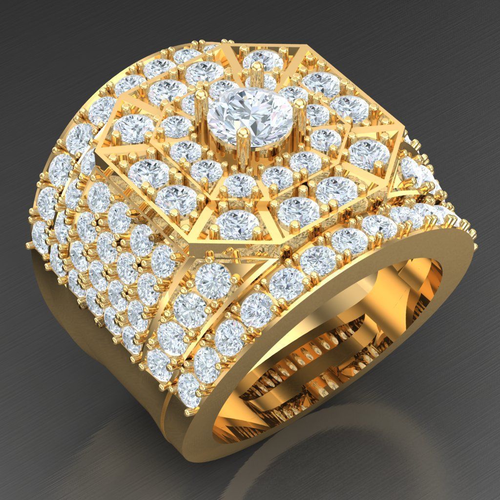 20 Men Ring Bulk Sale Discount For Sale 2MR021-2MR040 3D Model Collection_16