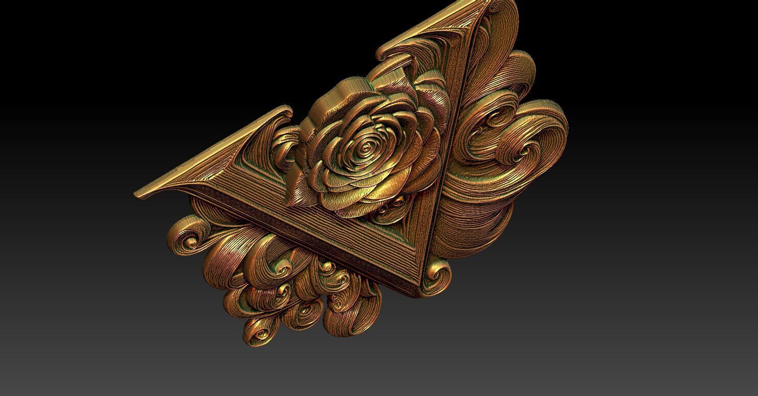 8 V CNC Relief Model 3D print model_4