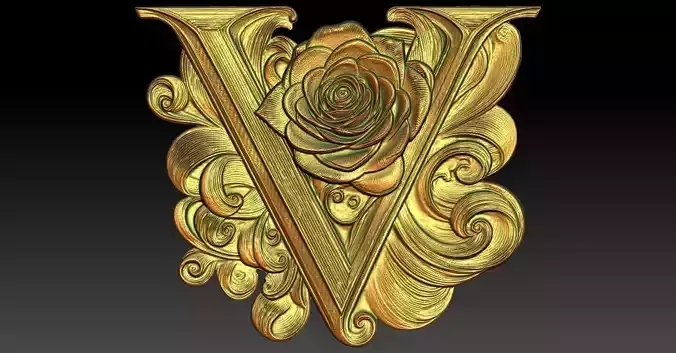 8 V CNC Relief Model