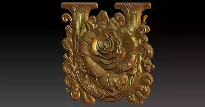 9 U CNC Relief Model