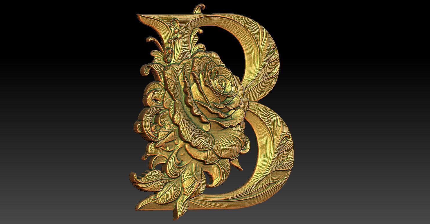 11 B CNC Relief Model 3D print model_1