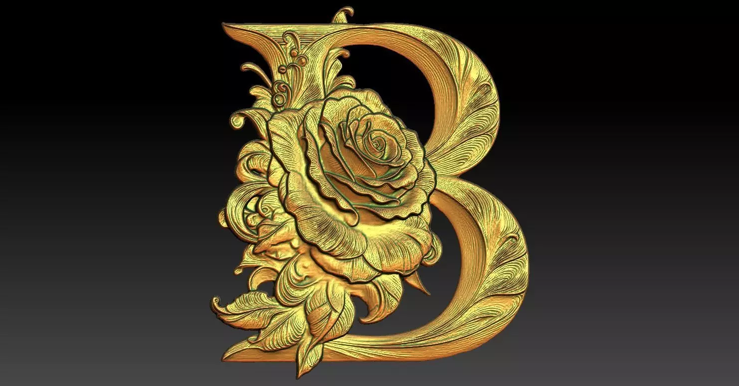 11 B CNC Relief Model 3D print model_0