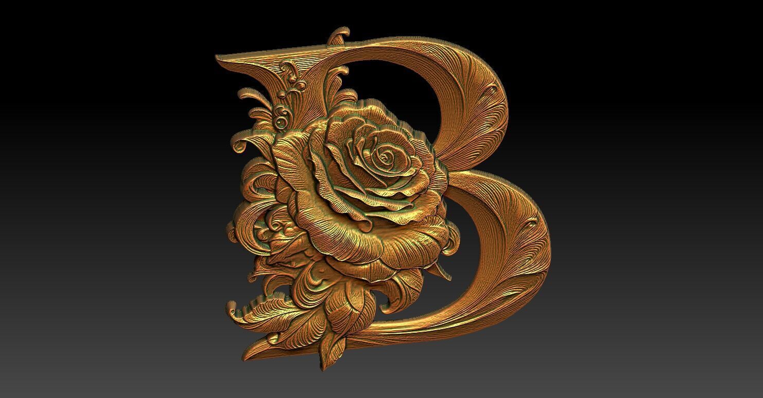 11 B CNC Relief Model 3D print model_4