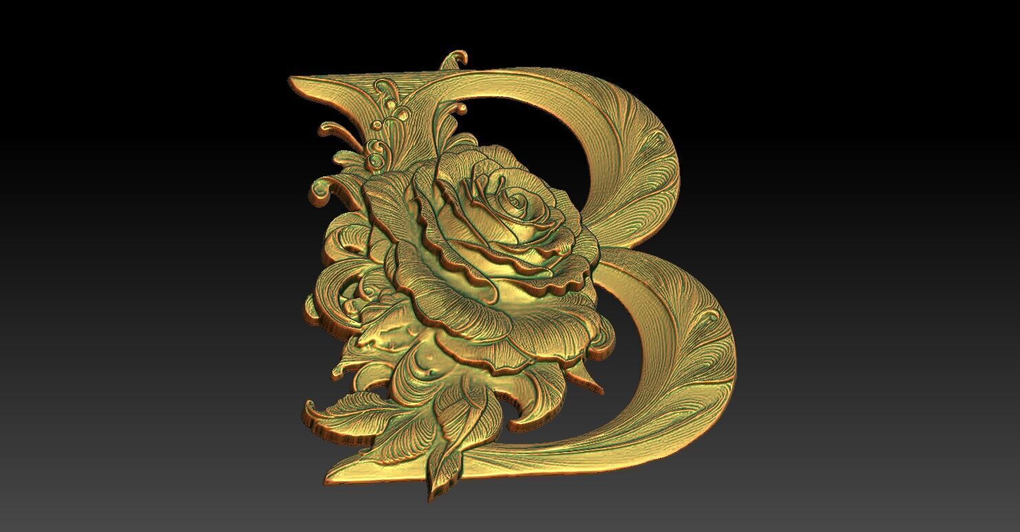 11 B CNC Relief Model 3D print model_3