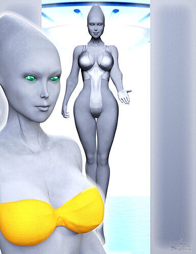 Kar-La for Genesis 3 and 8 Female 3D model