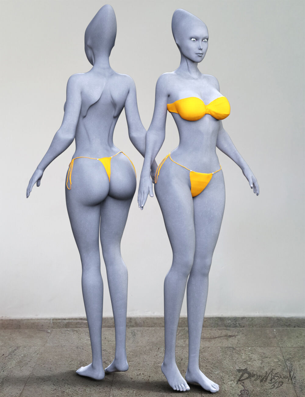 Kar-La for Genesis 3 and 8 Female 3D model_1