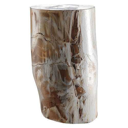 Hand-Polished Petrified Wood Stool Low-poly 3D model