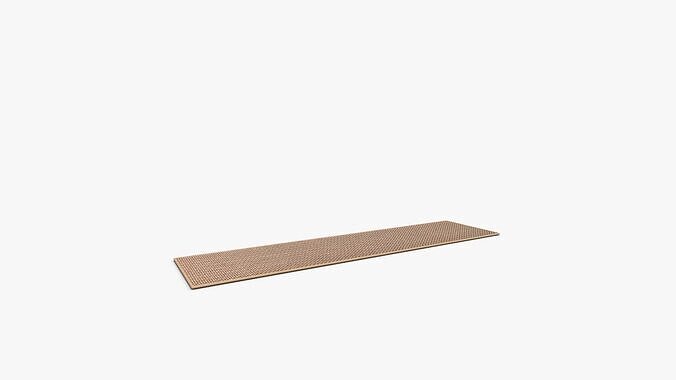 Natural Linen Soft and  Comfortable Stair Treads  3D model