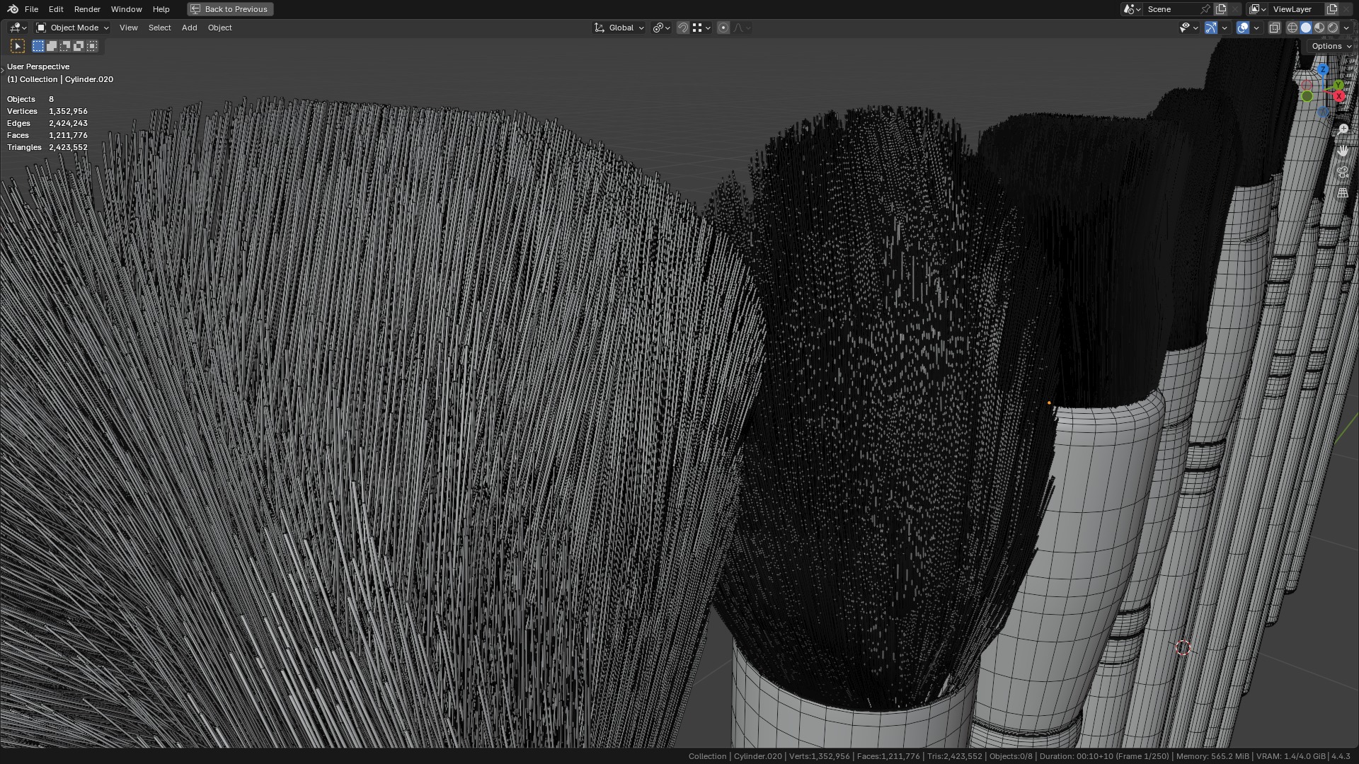 Make Up Brushes Set PBR 3D Model Collection_34