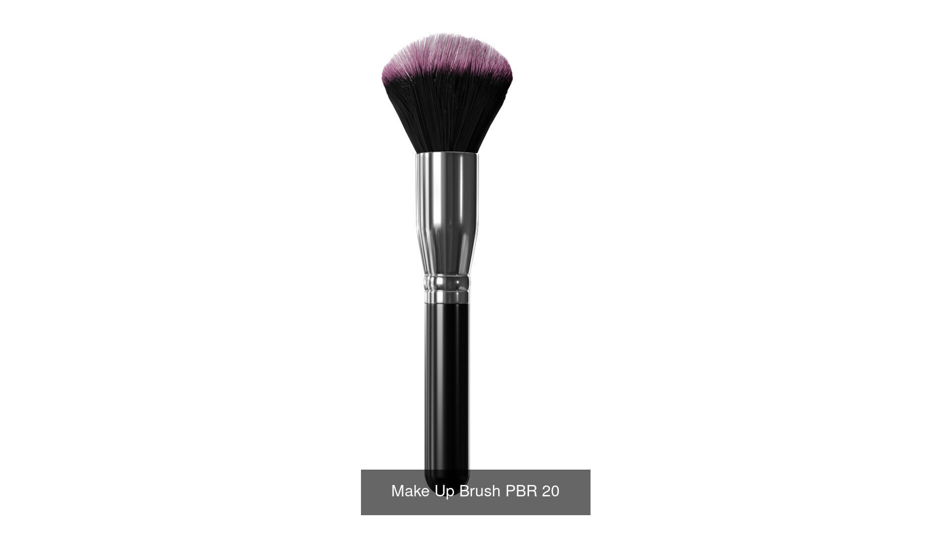 Make Up Brushes Set PBR 3D Model Collection_3