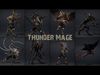 Thunder Mage Low-poly 3D model_1