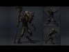 Thunder Mage Low-poly 3D model_3