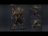 Thunder Mage Low-poly 3D model_5