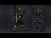 Thunder Mage Low-poly 3D model_7