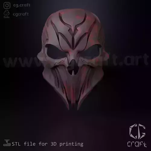 Demon skull mask 