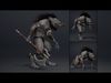 Thunder Barbarian Low-poly 3D model_3