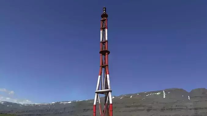 Industrial Flare Stack