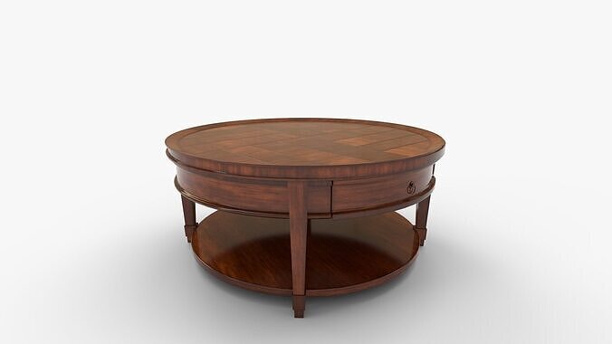 Hammary Sunset Valley Round Cocktail Table 3D model
