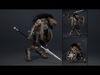 Thunder Spearman Low-poly 3D model_4