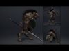 Thunder Spearman Low-poly 3D model_7
