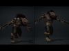 Thunder Brutal Warrior Low-poly 3D model_3