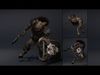Thunder Brutal Warrior Low-poly 3D model_5