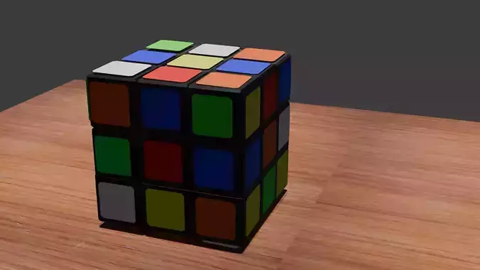 Rubiks Cube 3d model 