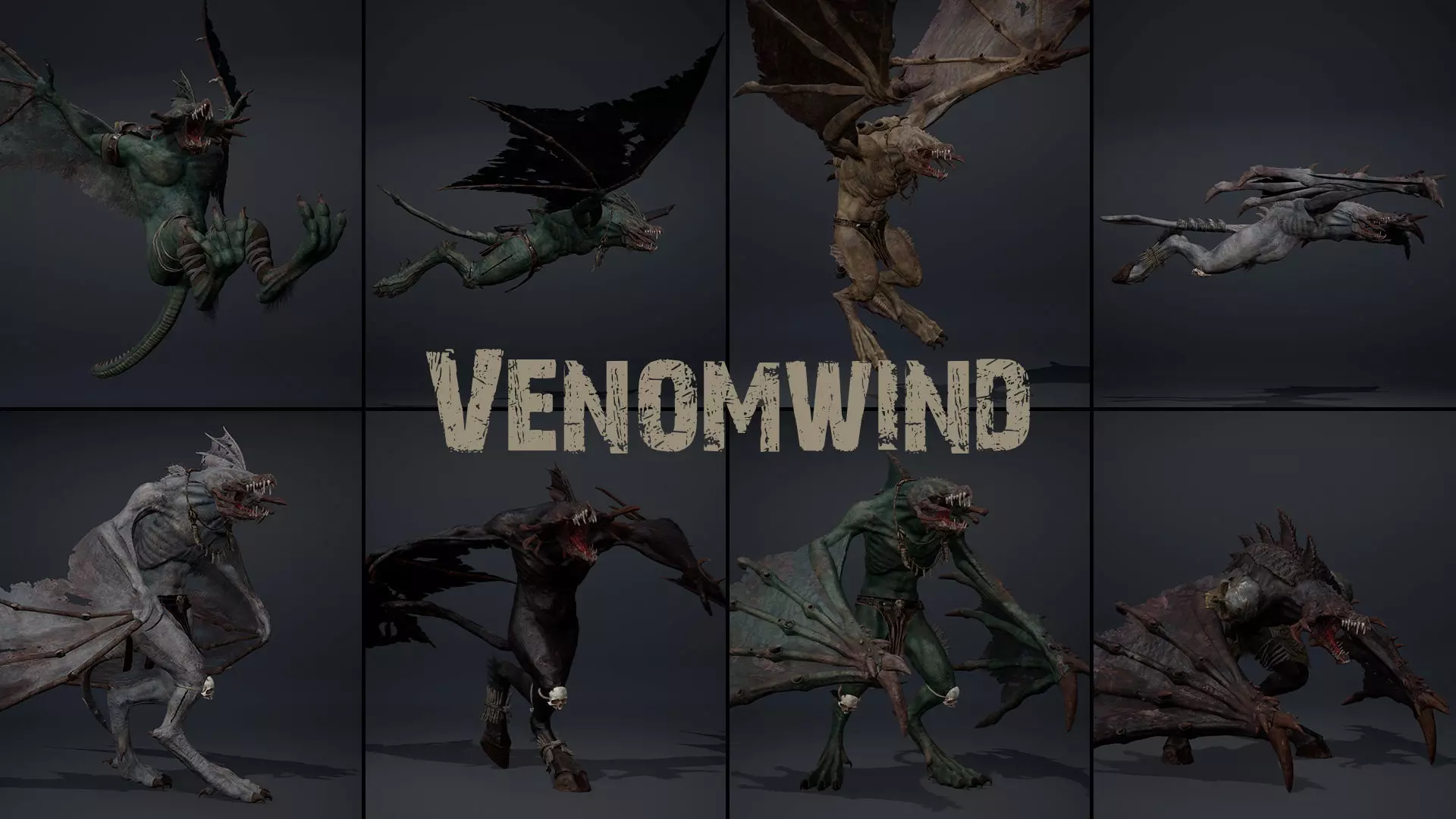 Venomwind Low-poly 3D model_0