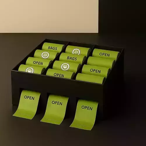 Dog Waste Bag Dispenser Box  