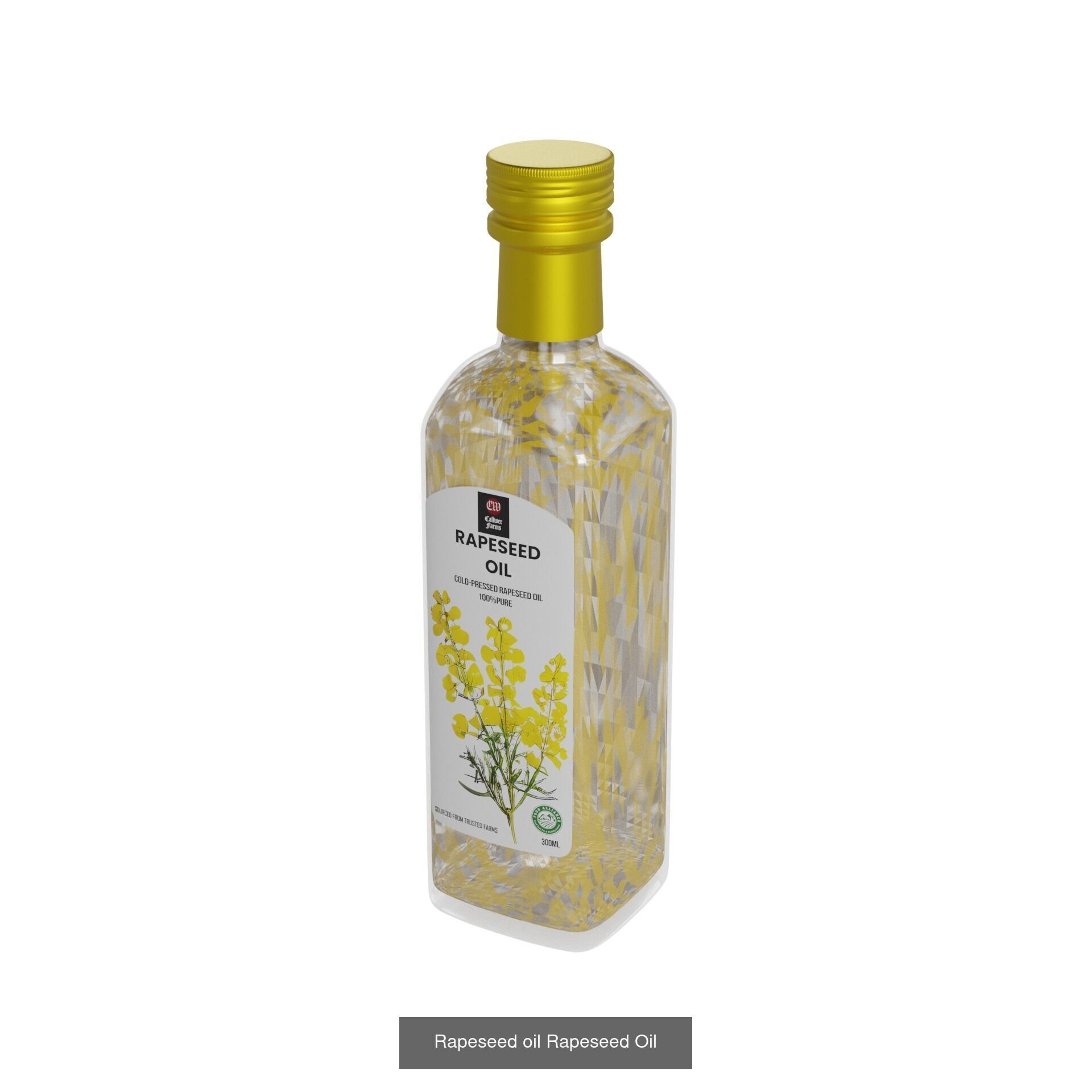 seed Oil bottles 3D Model Collection_3