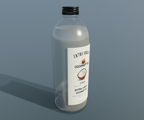 seed Oil bottles 3D Model Collection_1