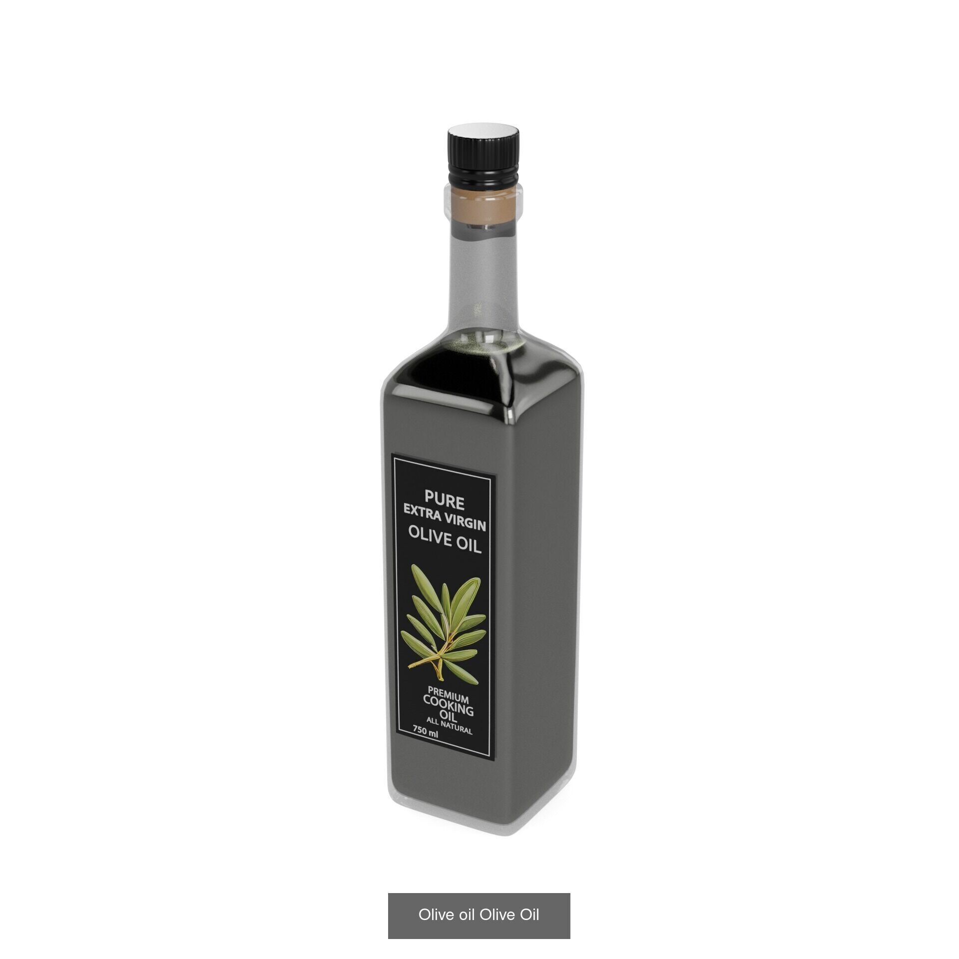 seed Oil bottles 3D Model Collection_5