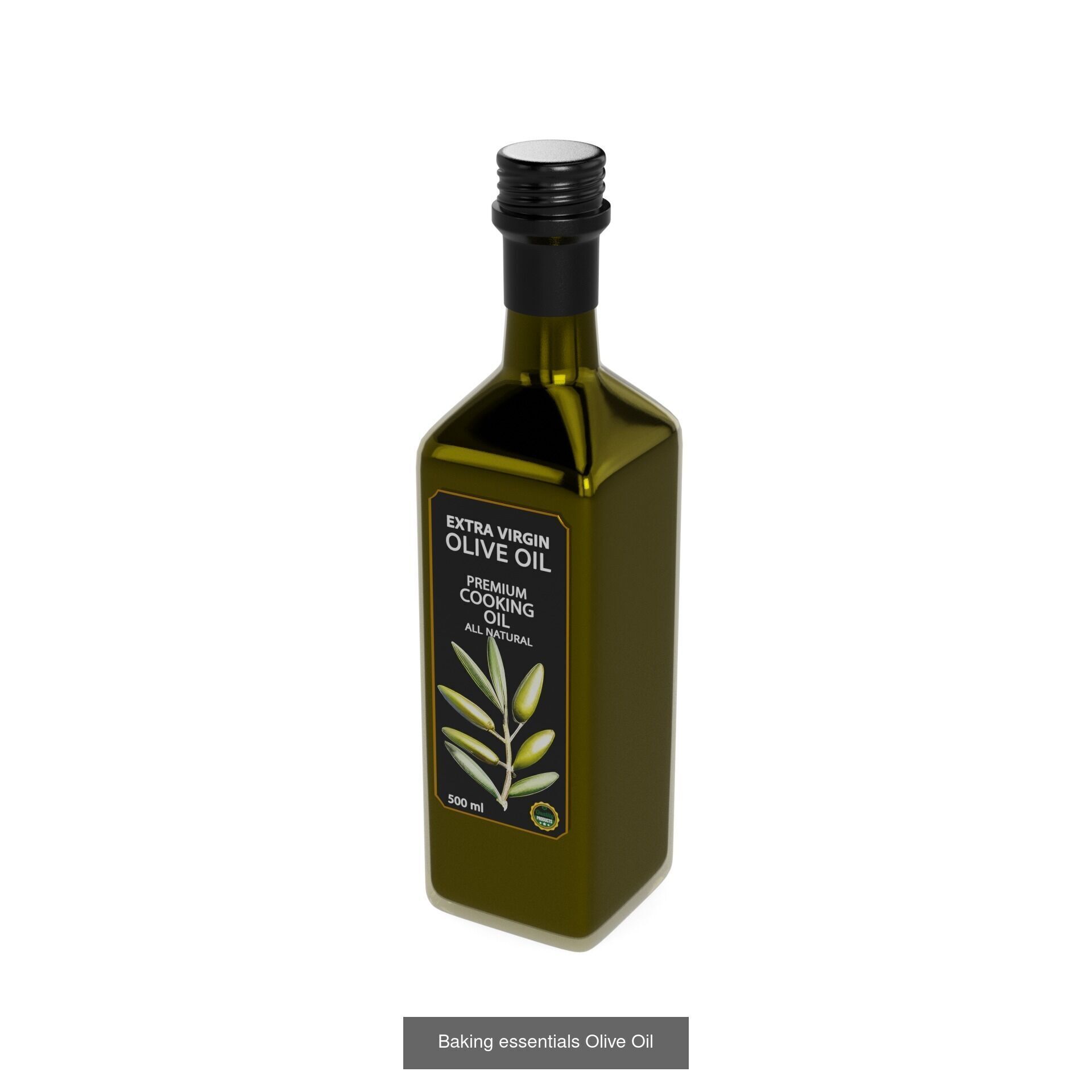 seed Oil bottles 3D Model Collection_11