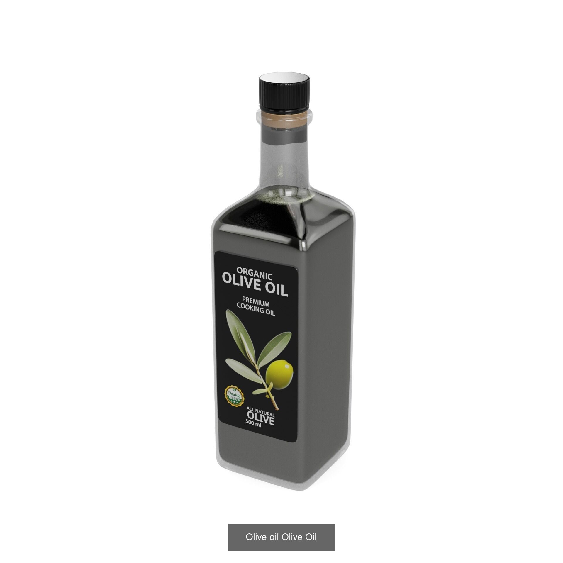 seed Oil bottles 3D Model Collection_9
