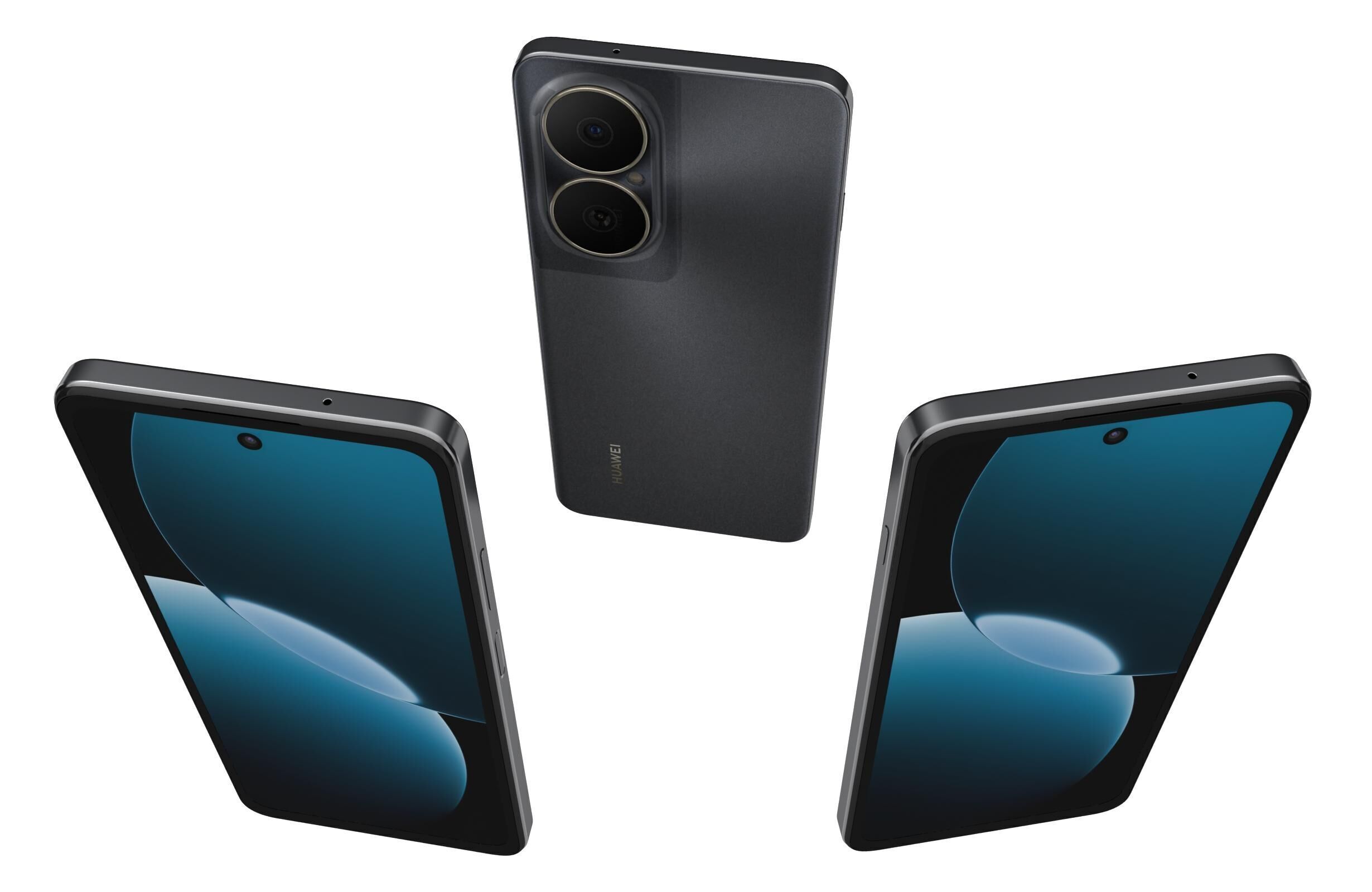 Huawei Nova Y73 Black 3D model_1