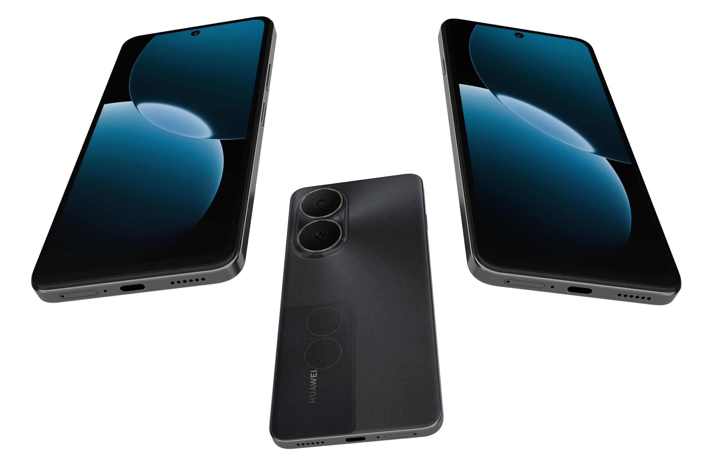 Huawei Nova Y73 Black 3D model_2