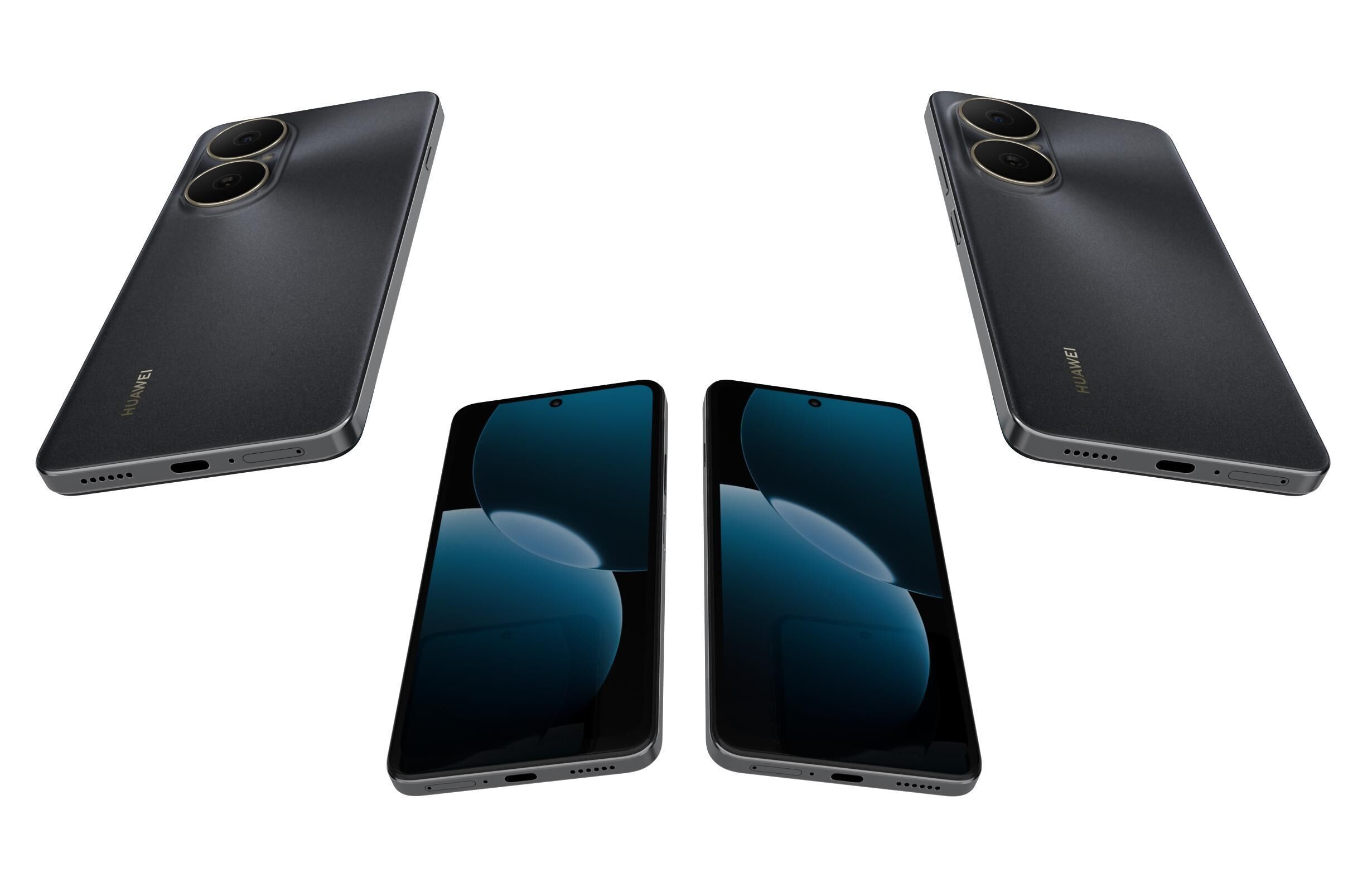 Huawei Nova Y73 Black 3D model_5