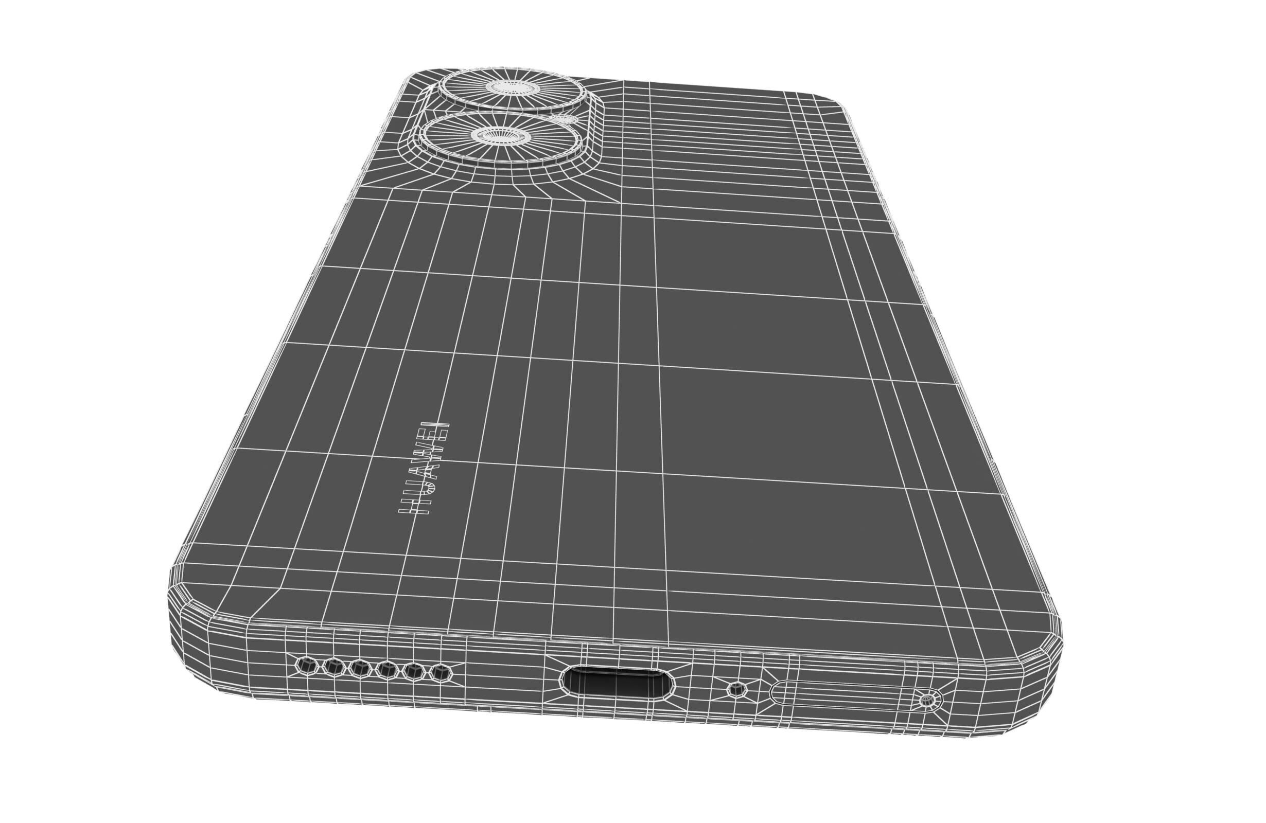 Huawei Nova Y73 Black 3D model_21