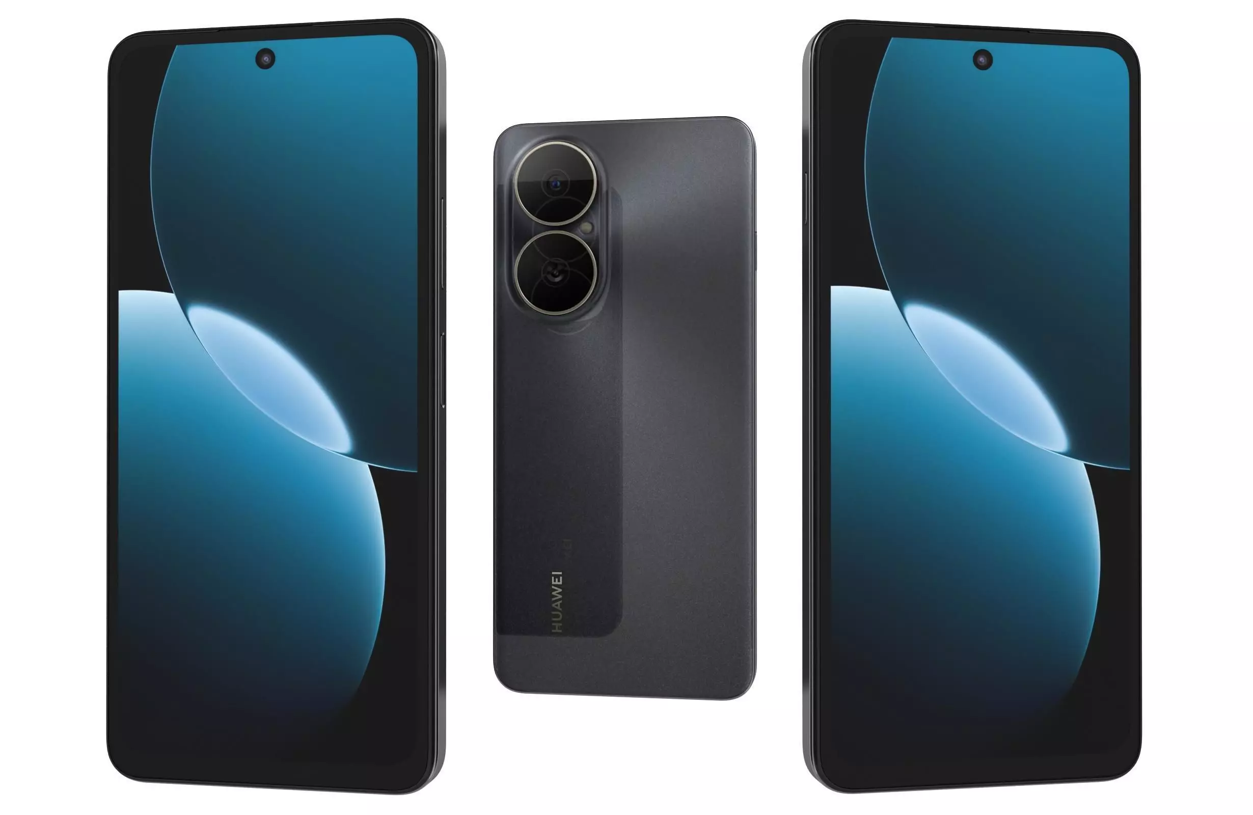 Huawei Nova Y73 Black 3D model_0