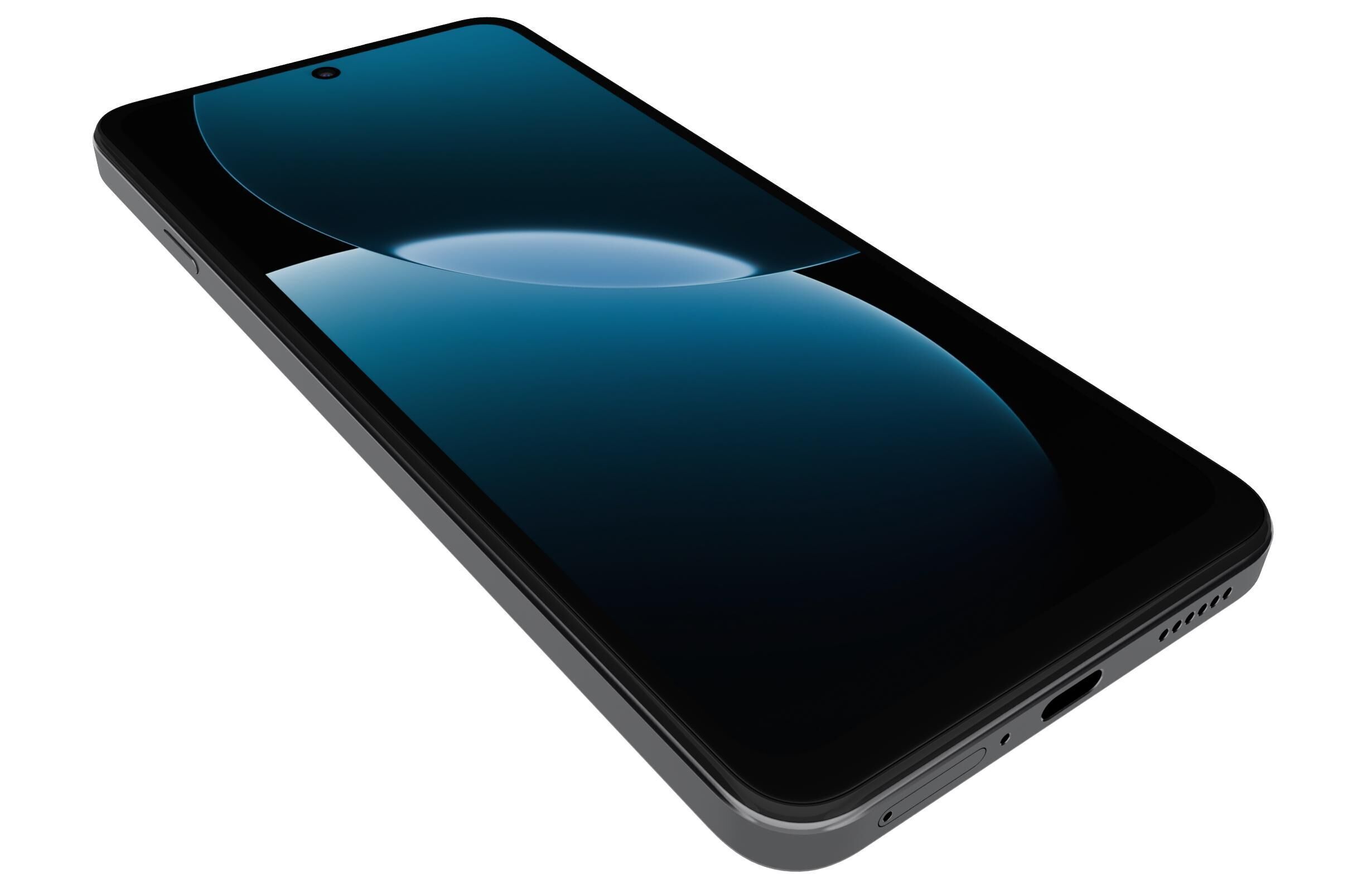 Huawei Nova Y73 Black 3D model_12