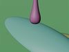 Real woman hand geonode animation in blender  3D model_1