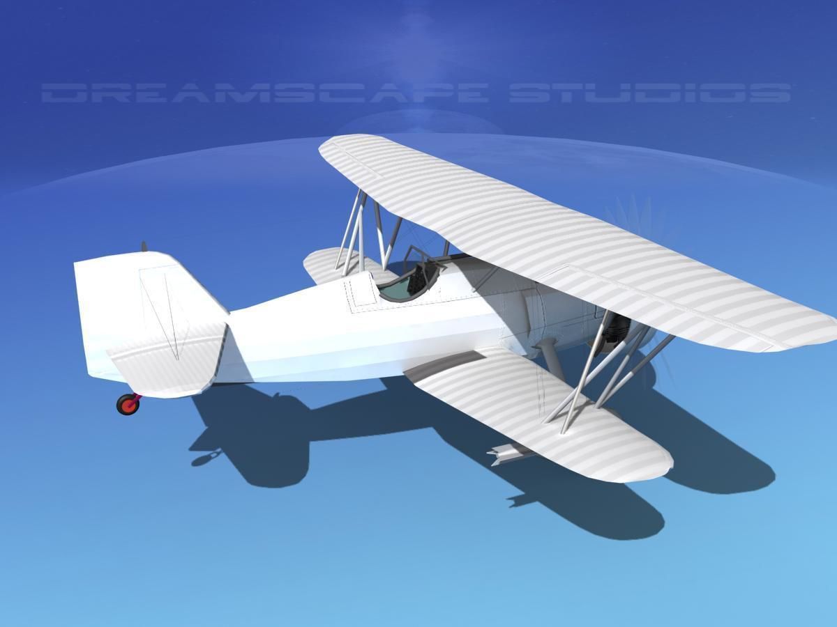 Curtiss F-11-C2 Goshawk 3D model_5