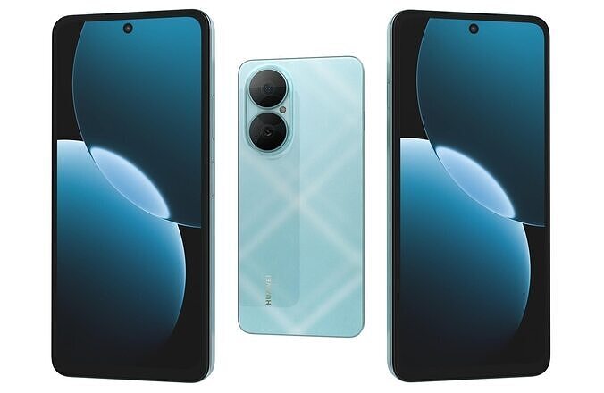 Huawei Nova Y73 Blue 3D model