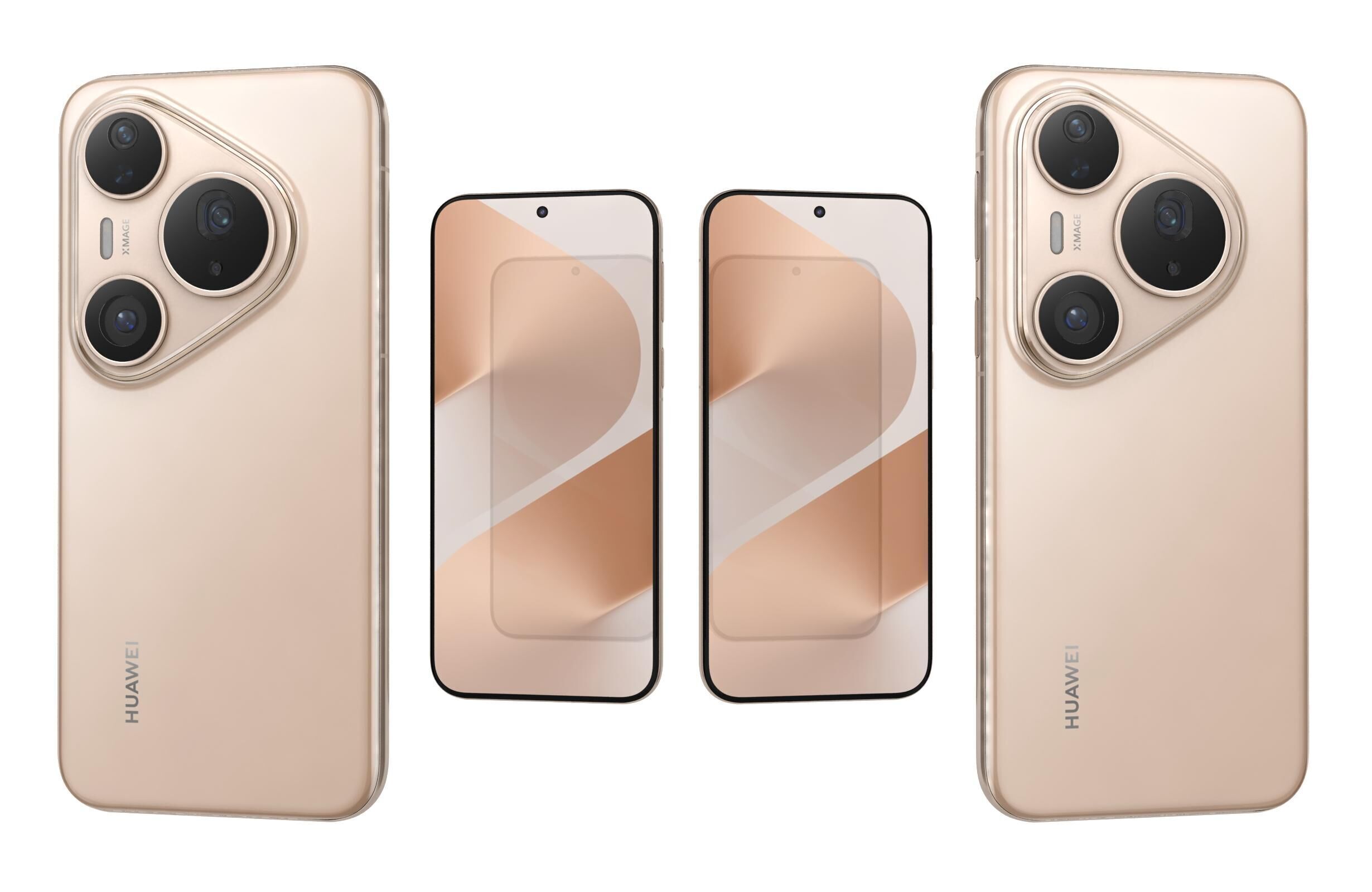 Huawei Pura 80 Pro Gold 3D model_3
